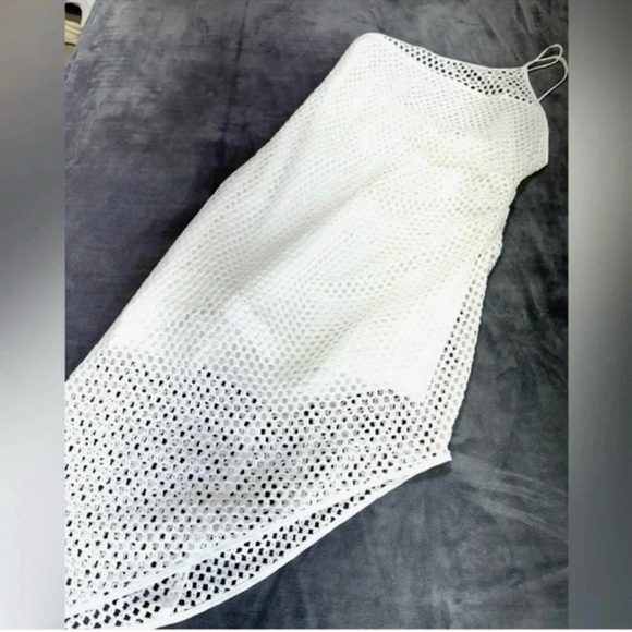 Amanda Uprichard White Asymmetrical Sheath Dress - Picture 6 of 8